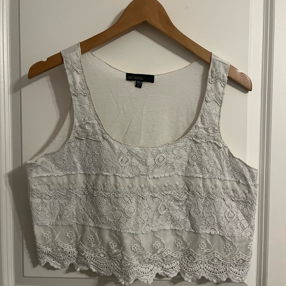 Crop top/ cover up